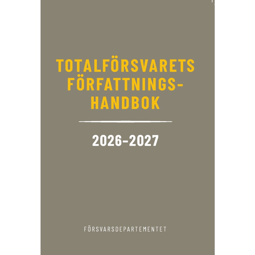 Norstedts Juridik Totalförsvarets författningshandbok 2026/27 (häftad)
