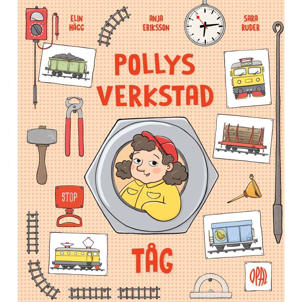 Elin Hägg Pollys verkstad. Tåg (inbunden)