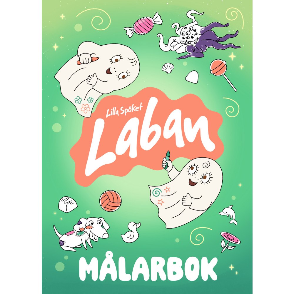 Bookmark Förlag Lilla spöket Laban: målarbok (häftad)