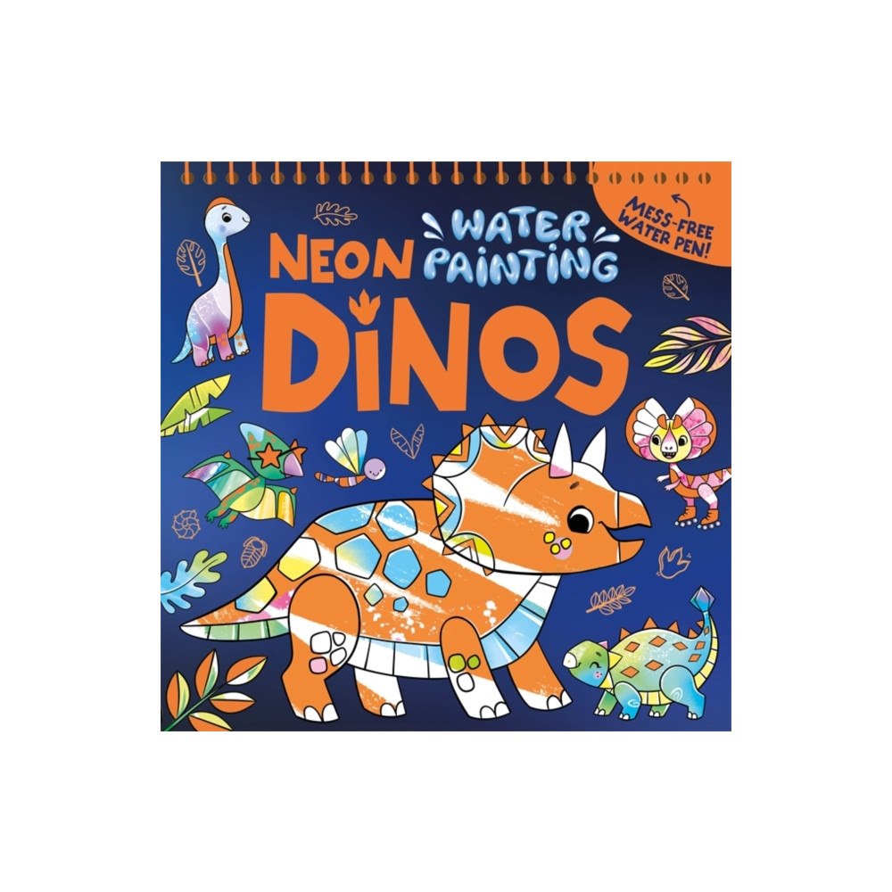 Bonnier Books Ltd Neon Water Painting Dinos (häftad, eng)