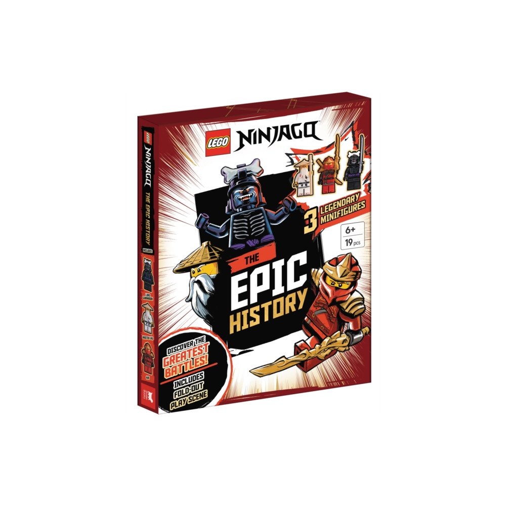 Michael O'Mara Books Ltd LEGO® NINJAGO®: The Epic History (with Kai, Lord Garmadon and Master Wu minifigures and fold-out play scene) (inbunden,...