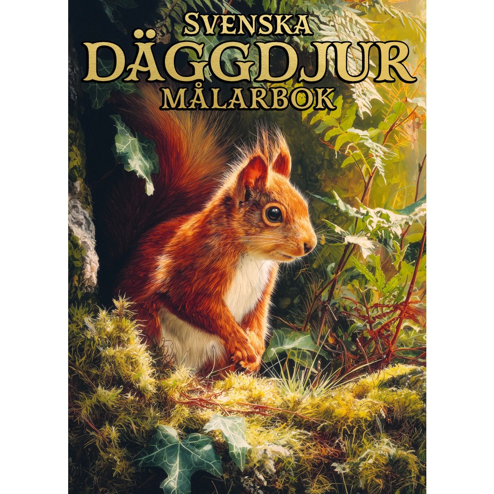 Tukan Förlag Svenska däggdjur : målarbok (häftad)