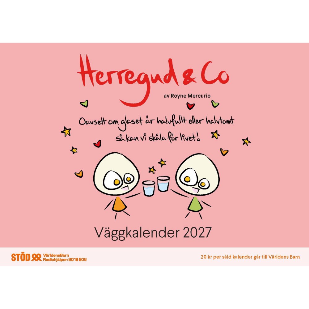 Libris förlag Herregud & Co Väggkalender 2027 (bok)