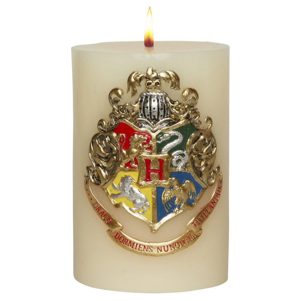 Insight Editions Harry Potter: Hogwarts Sculpted Insignia Candle