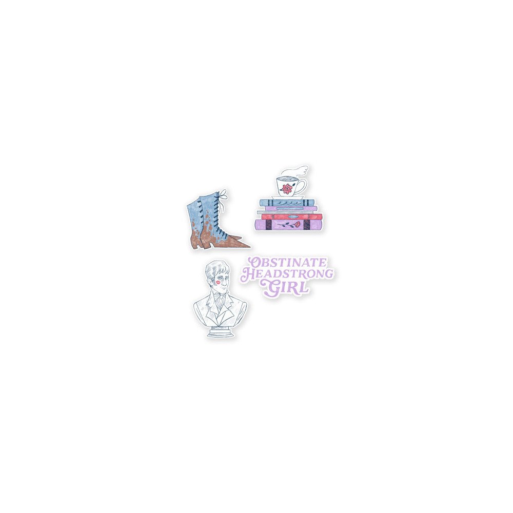 Out of Print Jane Austen's Pride and Prejudice Stickers - Sticker Set of 4