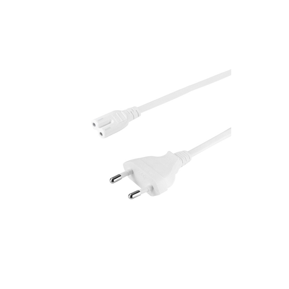 LogiLink LogiLink CP092W, 1,8 m, Strömkontakt typ C, C7 coupler, 250...
