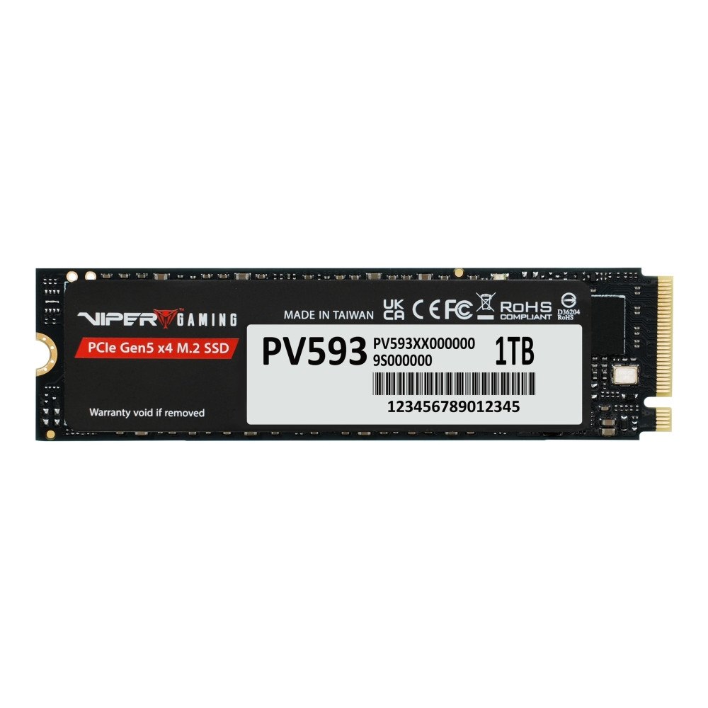 Patriot Memory Patriot Viper Gaming PV593 SSD 1 TB M.2 2280 PCIe 5.0 x4 (NV...