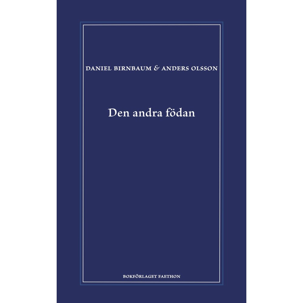 Daniel Birnbaum Den andra födan (inbunden)