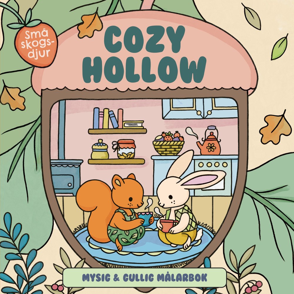 Nina Stajner Cozy Hollow : Mysig och gullig Cozy Coloring målarbok från Nina Stajner (häftad)