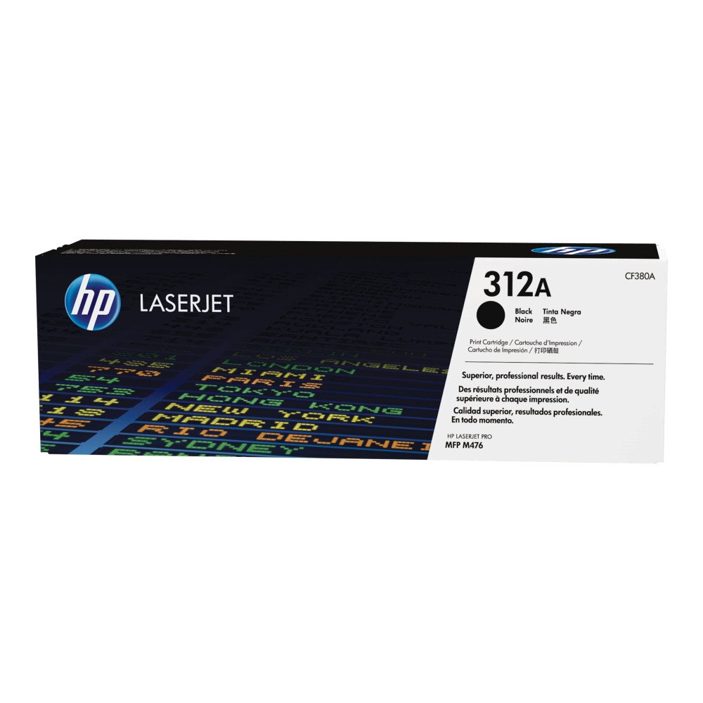 HP HP 312A - svart - original - LaserJet - tonerkassett (CF380A)