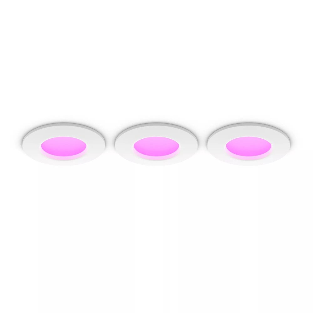 Philips HUE Philips Hue White och Color Ambiance 90 mm infälld belysning...