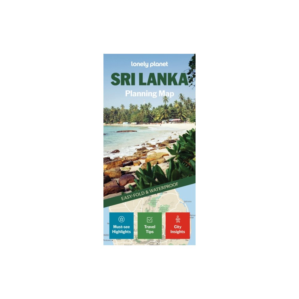 Lonely Planet Global Limited Lonely Planet Sri Lanka Planning Map