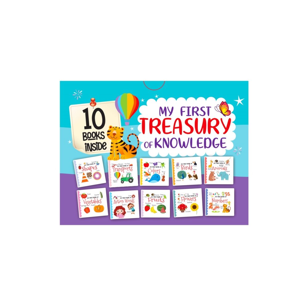 Hello Friend My First Treasury Of Knowledge: Library Boxset Of 10 Beautifully Picture & Activity Board Books For Preschool & Nursery...