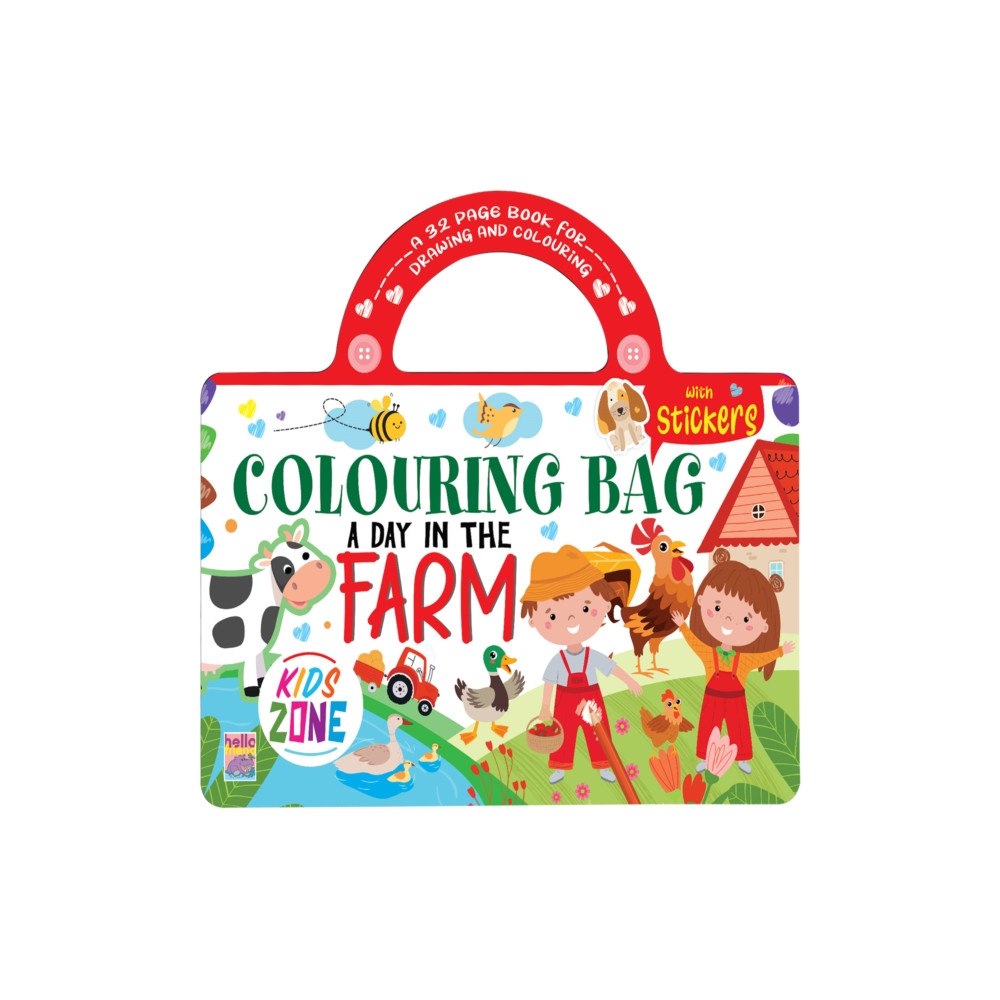 Hello Friend A Day In The Farm Colouring Bag (häftad, eng)
