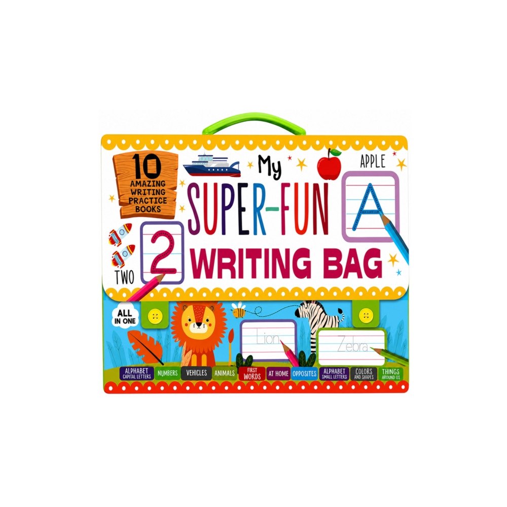 Hello Friend My Super Fun Writing Bag: Set Of 10 Amazing Writing Practice Books - Perfect For Kids, Travel And Gifting / Return Gifts...