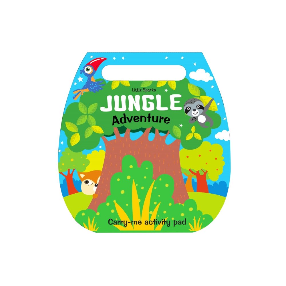 Hello Friend Little Sparks Carry Me Activity Pad: Jungle Adventure - Activity Book Wih Die Cut Handle For Kids (häftad, eng)