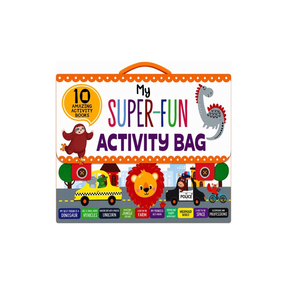 Hello Friend My Super Fun Activity Bag: Set Of 10 Amazing Activity Books - Perfect For Kids, Travel And Gifting / Return Gifts (häfta...