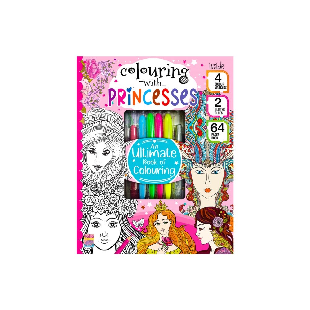 Hello Friend Colouring With Princess (inbunden, eng)