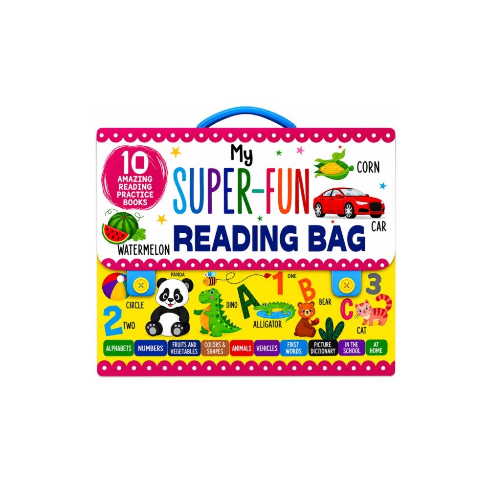 Hello Friend My Super Fun Reading Bag: Set Of 10 Amazing Reading Practice Books - Perfect For Kids, Travel And Gifting / Return Gifts...