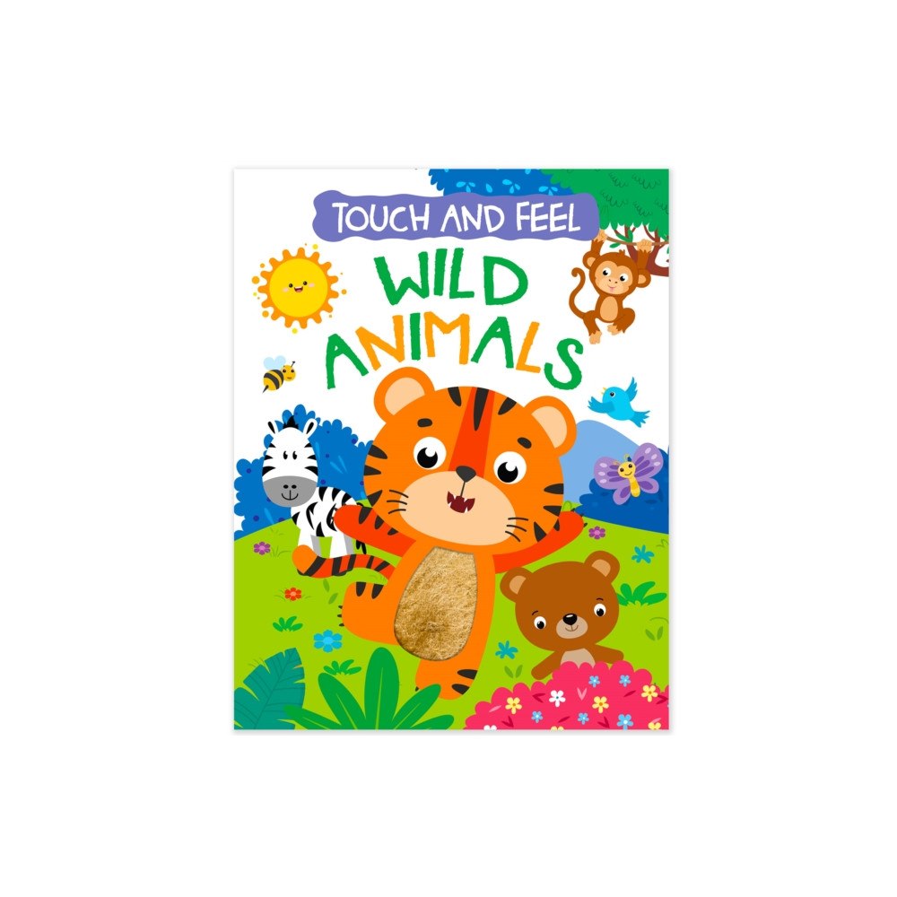 Hello Friend Touch And Feel Board Book: Wild Animals- Interactive Touch & Feel Book For Kids (häftad, eng)