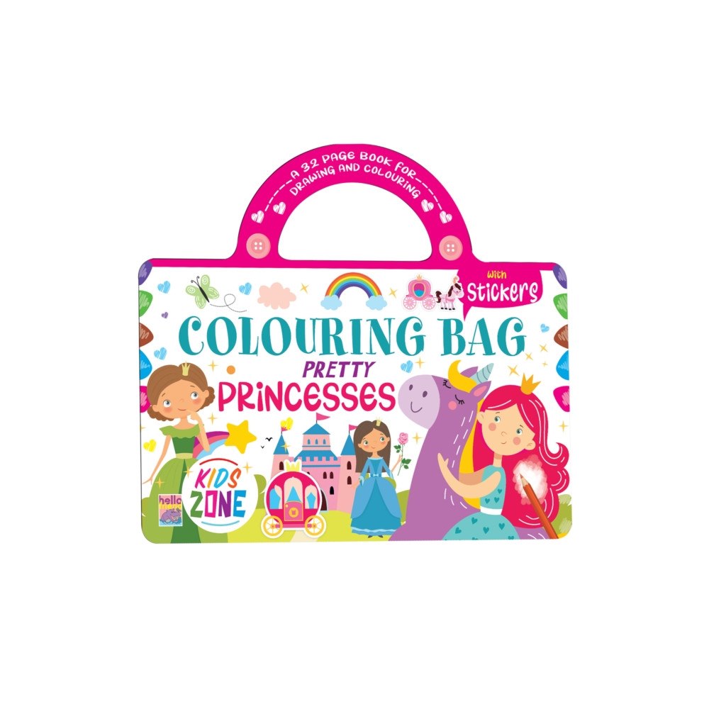 Hello Friend Pretty Princesses Colouring Bag (häftad, eng)