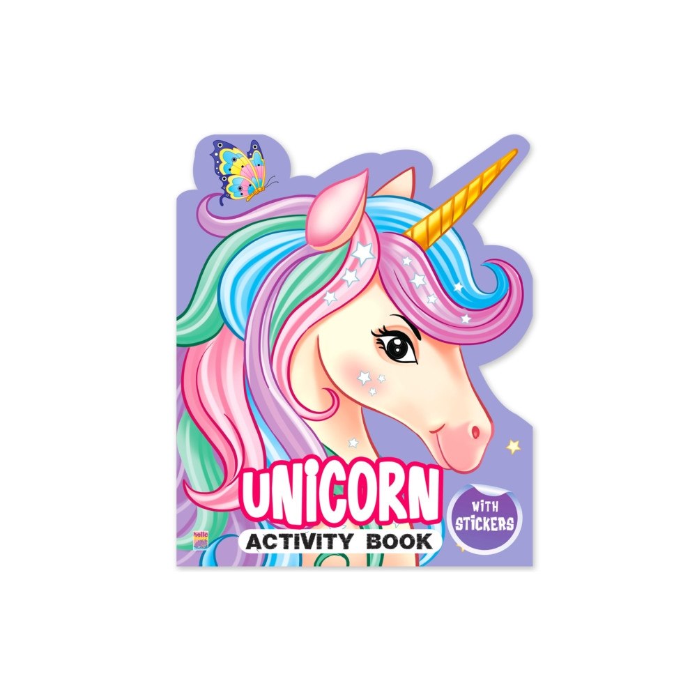Hello Friend My First Unicorn Sticker Activity Book For Kids, Childern And Toddlers – Fun Activity With Coloring – Ages 3+ Years (häf...