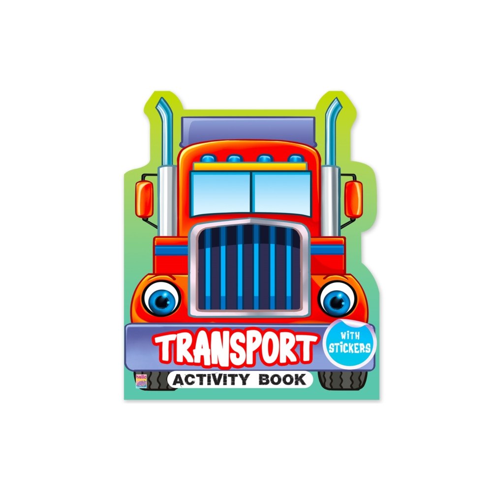 Hello Friend My First Transport Sticker Activity Book For Kids, Childern And Toddlers – Fun Activity With Coloring – Ages 3+ Years (h...