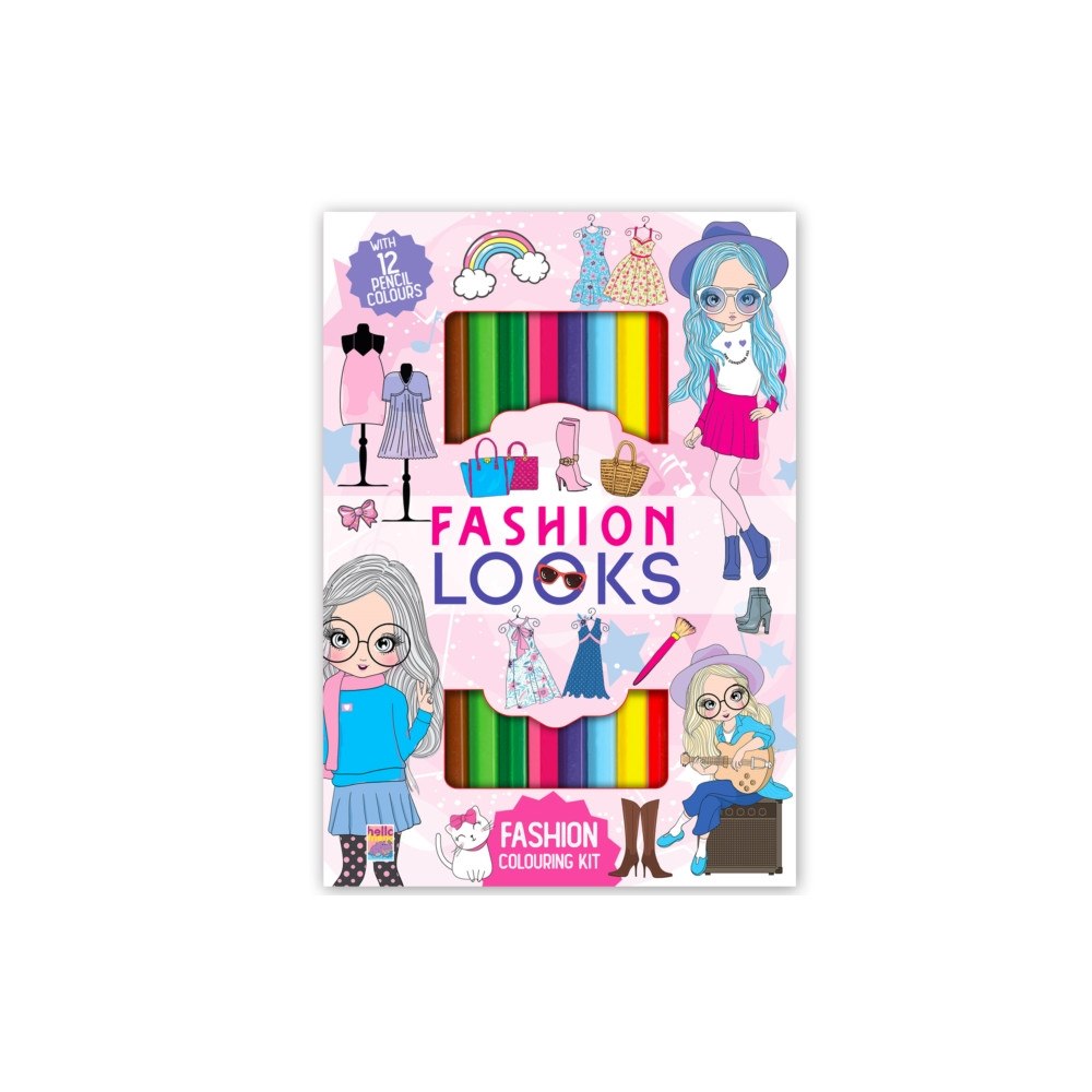 Hello Friend Fashion Looks - Colouring Kit (häftad, eng)