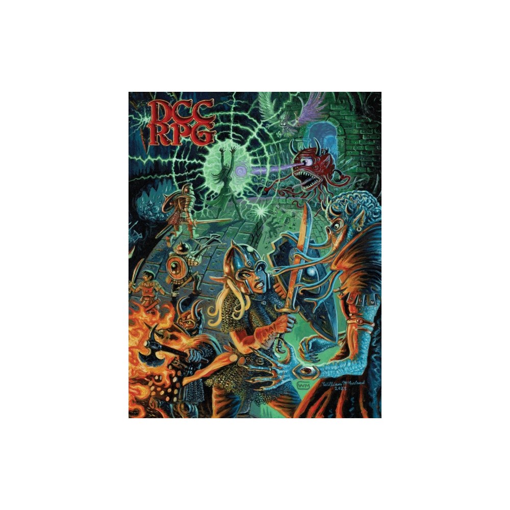 Goodman Games Dungeon Crawl Classics Core Rulebook - William McAusland Cover (inbunden, eng)