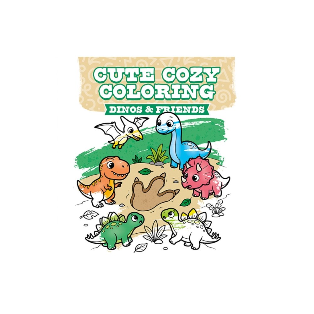 GMC Publications Cute Cozy Coloring: Dinos & Friends (häftad, eng)