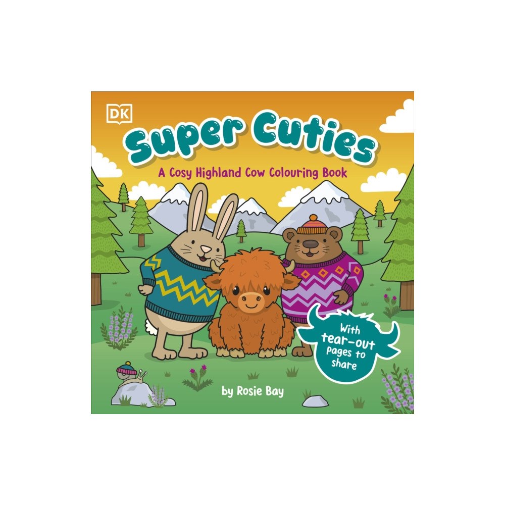 Dorling Kindersley Ltd Super Cuties A Cosy Highland Cow Colouring Book (häftad, eng)