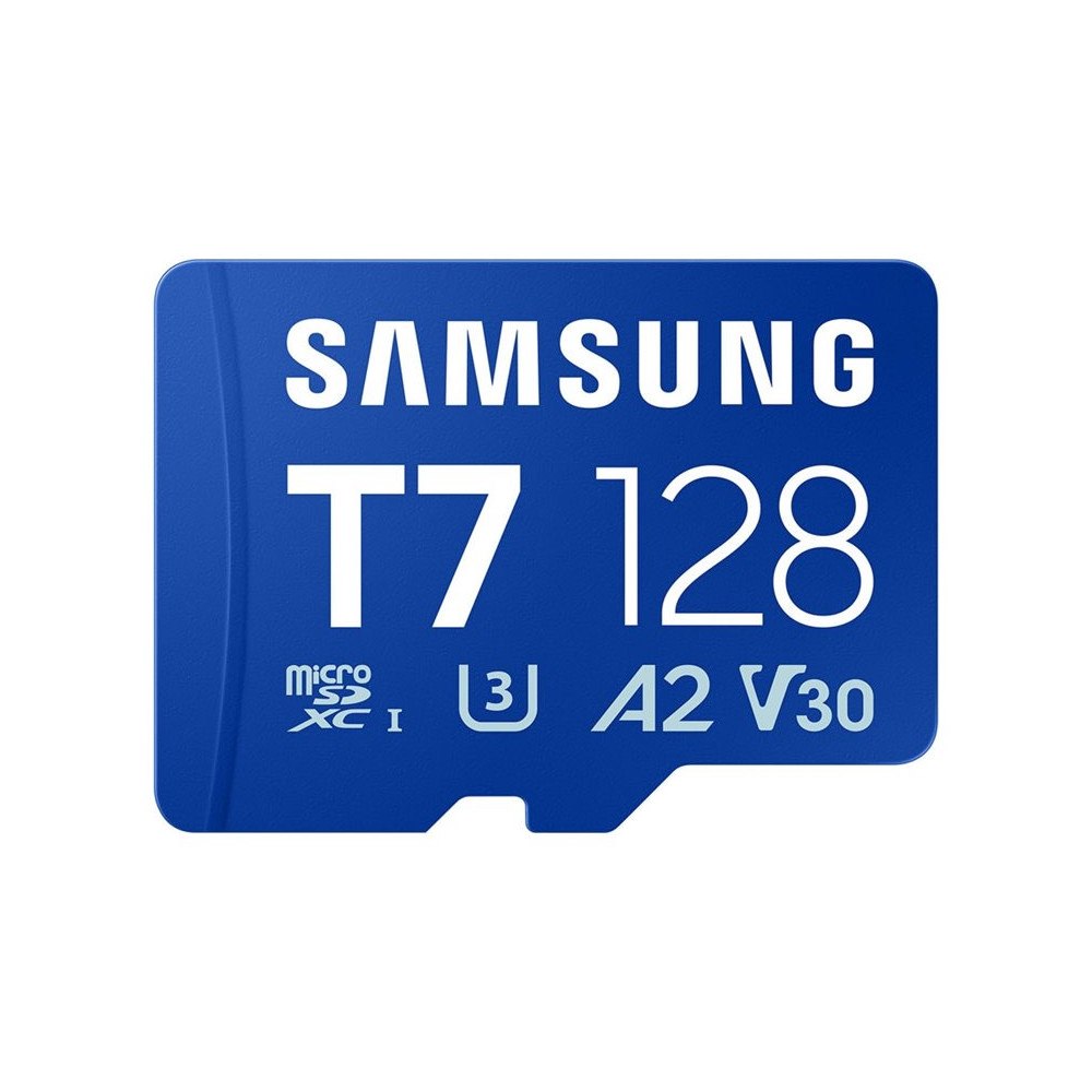 SAMSUNG Samsung T7 MB-MB128T - flash-minneskort - 128 GB - mikroSDXC UHS-I