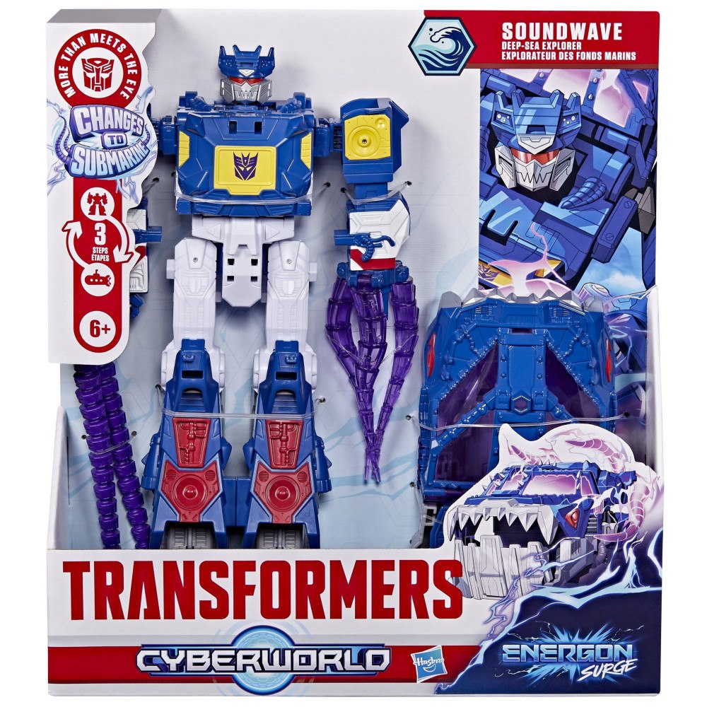 Hasbro Hasbro Transformers Cyberworld Soundwave Deep Sea Explorer a...