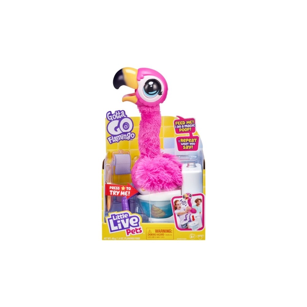 Little Live Pets Little Live Pets Gotta Go Flamingo leksak, interaktiv och sj...