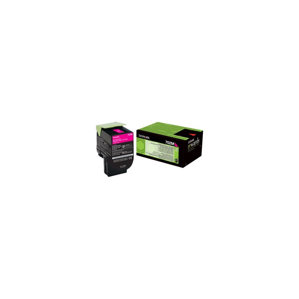 LEXMARK Lexmark 702M - magenta - original - tonerkassett - LCCP, LRP