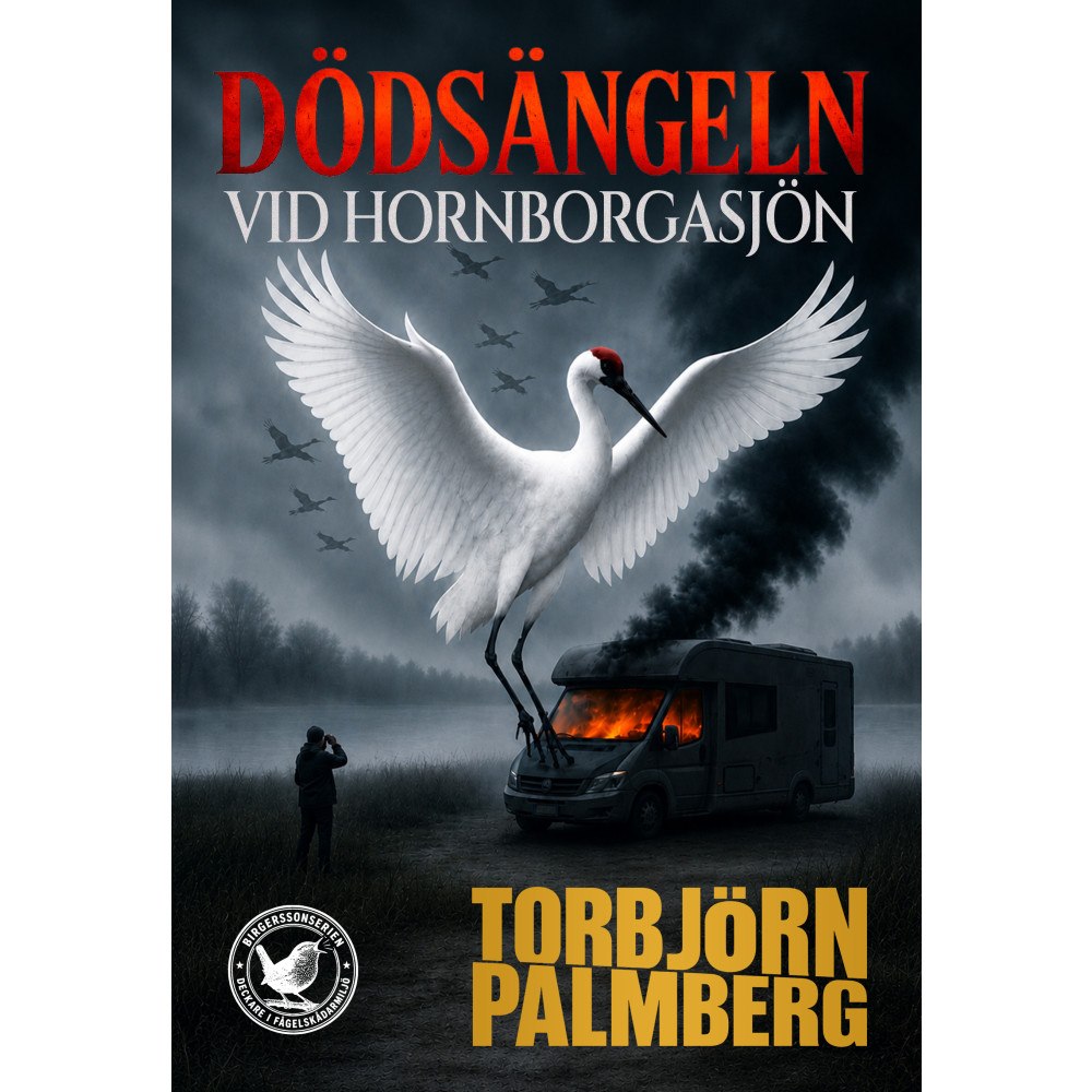 Torbjörn Palmberg Dödsängeln vid Hornborgasjön (bok, danskt band)