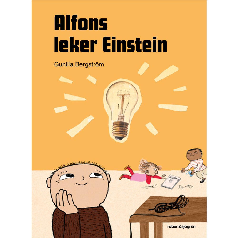 Gunilla Bergström Alfons leker Einstein (inbunden)