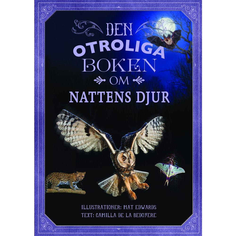 Camilla de la Bedoyere Den otroliga boken om nattens djur (inbunden)
