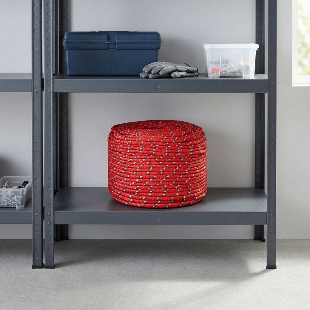 vidaXL Mångsidigt bruksrep 10 mm 25 m Röd PP 645 kg Maxbelastning