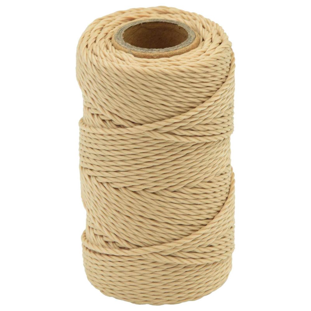 vidaXL Mångsidigt bruksrep 2 mm 50 m Naturlig PP 27 kg Maxbelastning