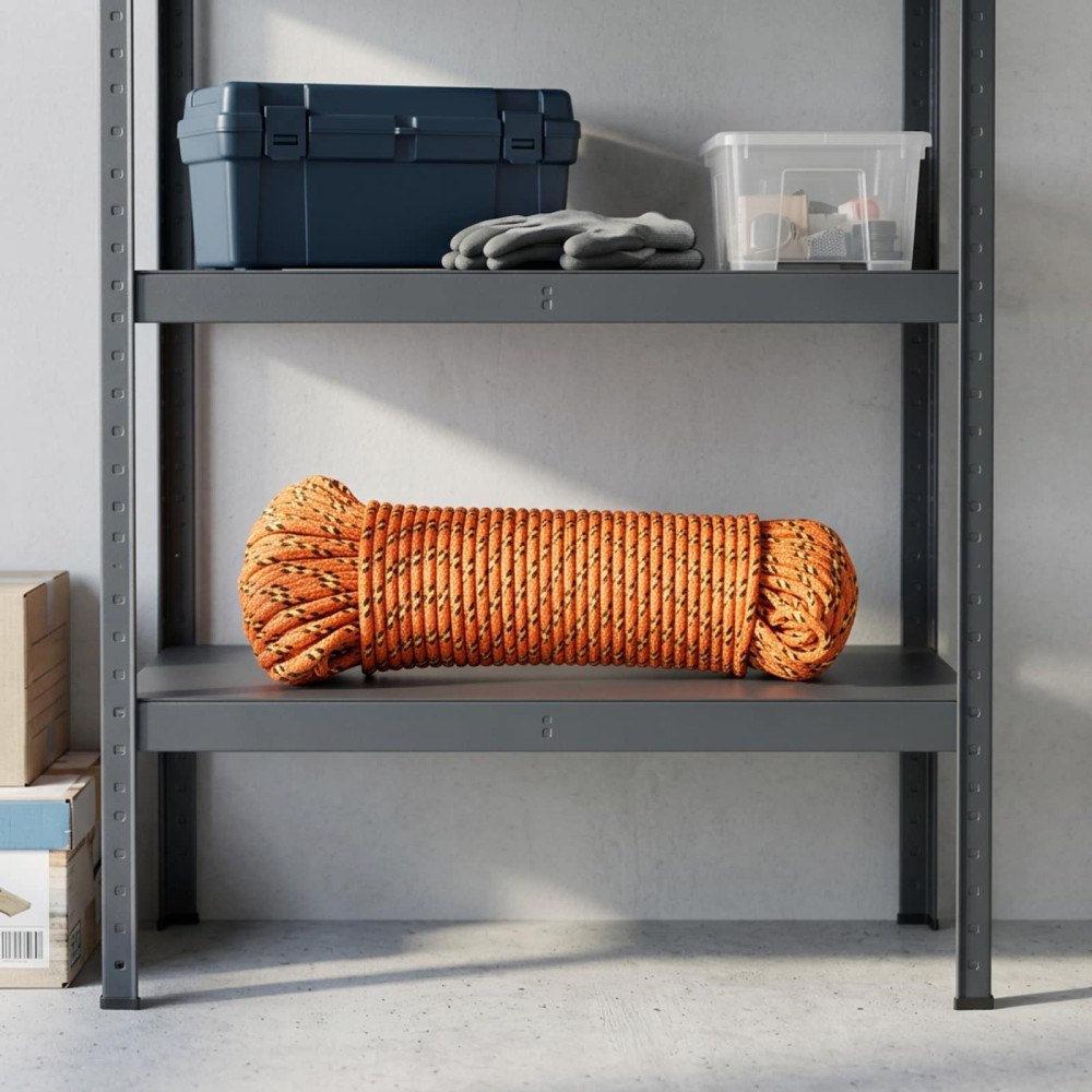 vidaXL Mångsidigt bruksrep 5 mm 100 m Orange PP 150 kg Maxbelastning