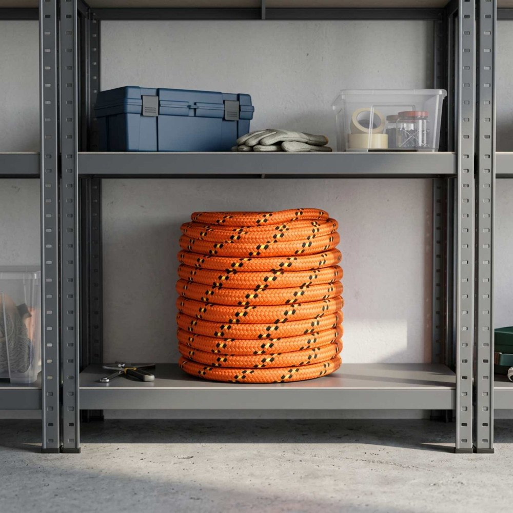 vidaXL Mångsidigt bruksrep 16 mm 250 m Orange PP 1560 kg Maxbelastning