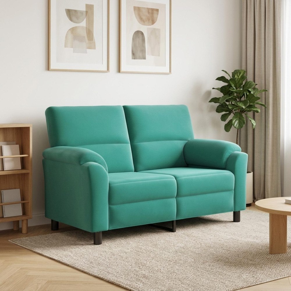vidaXL Soffa Turkos 154 x 85 x 93 cm Sammet
