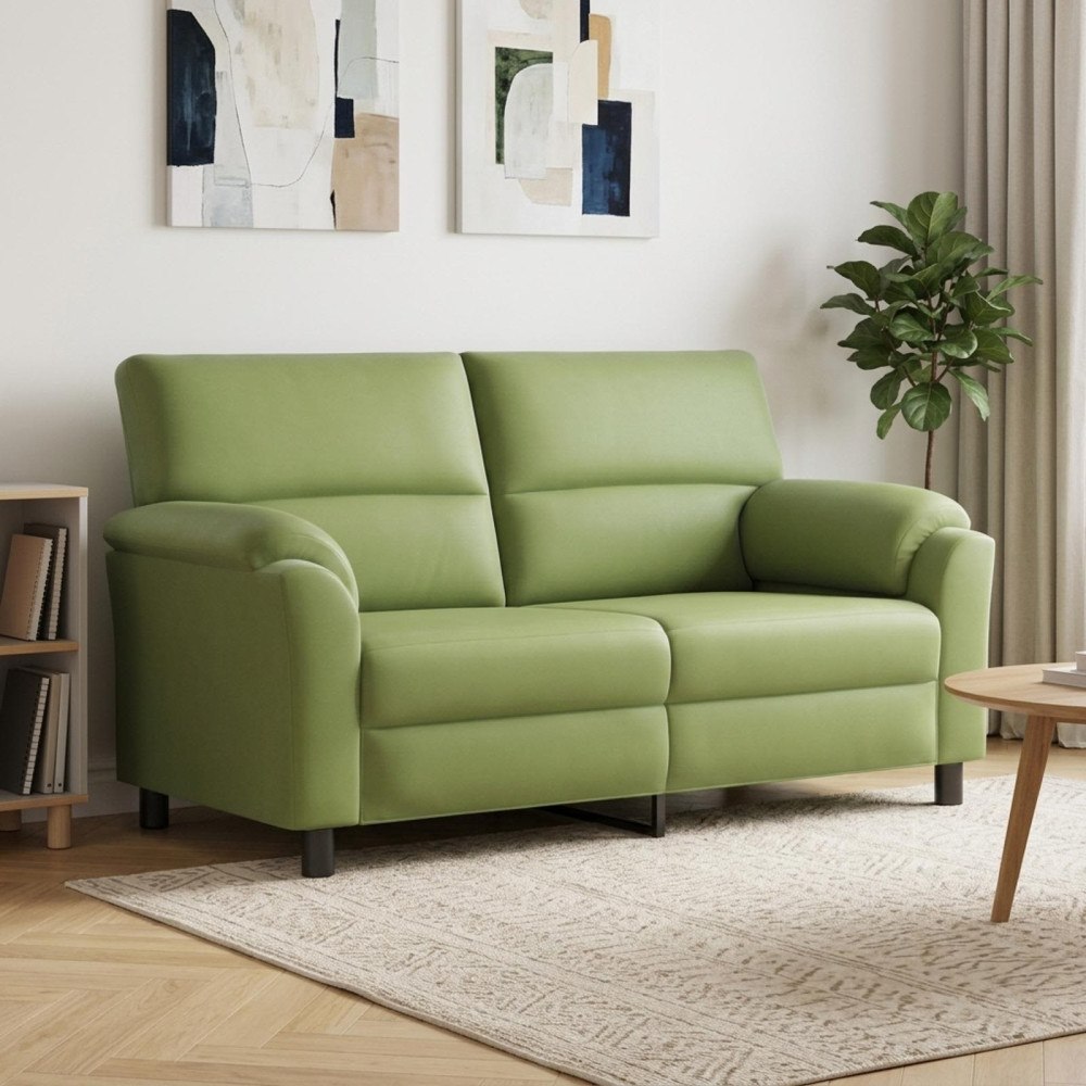 vidaXL Soffa Ljusgrön 174 x 85 x 93 cm Sammet