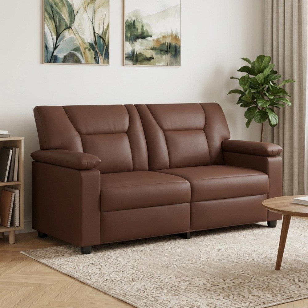 vidaXL Soffa Brun 171 x 85 x 93 cm Konstläder