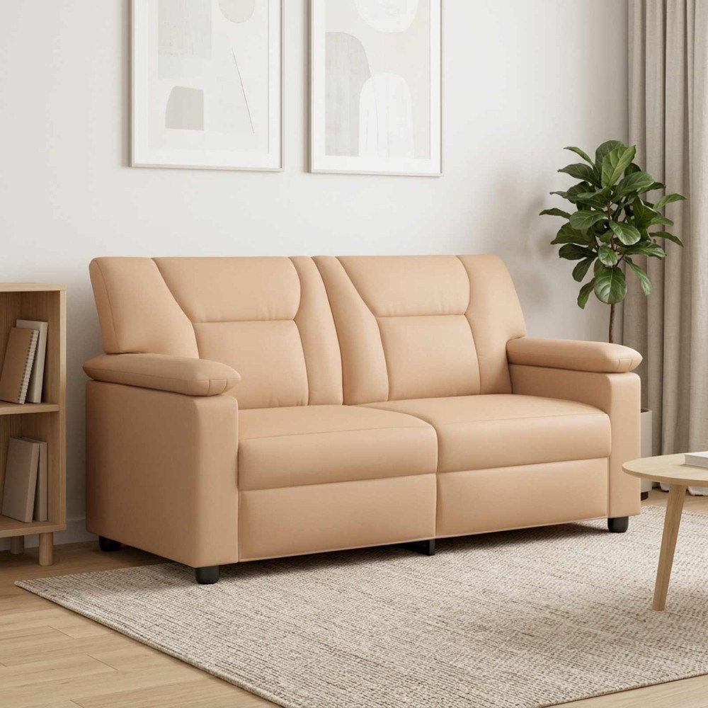 vidaXL Soffa Cappuccino 171 x 85 x 93 cm Konstläder