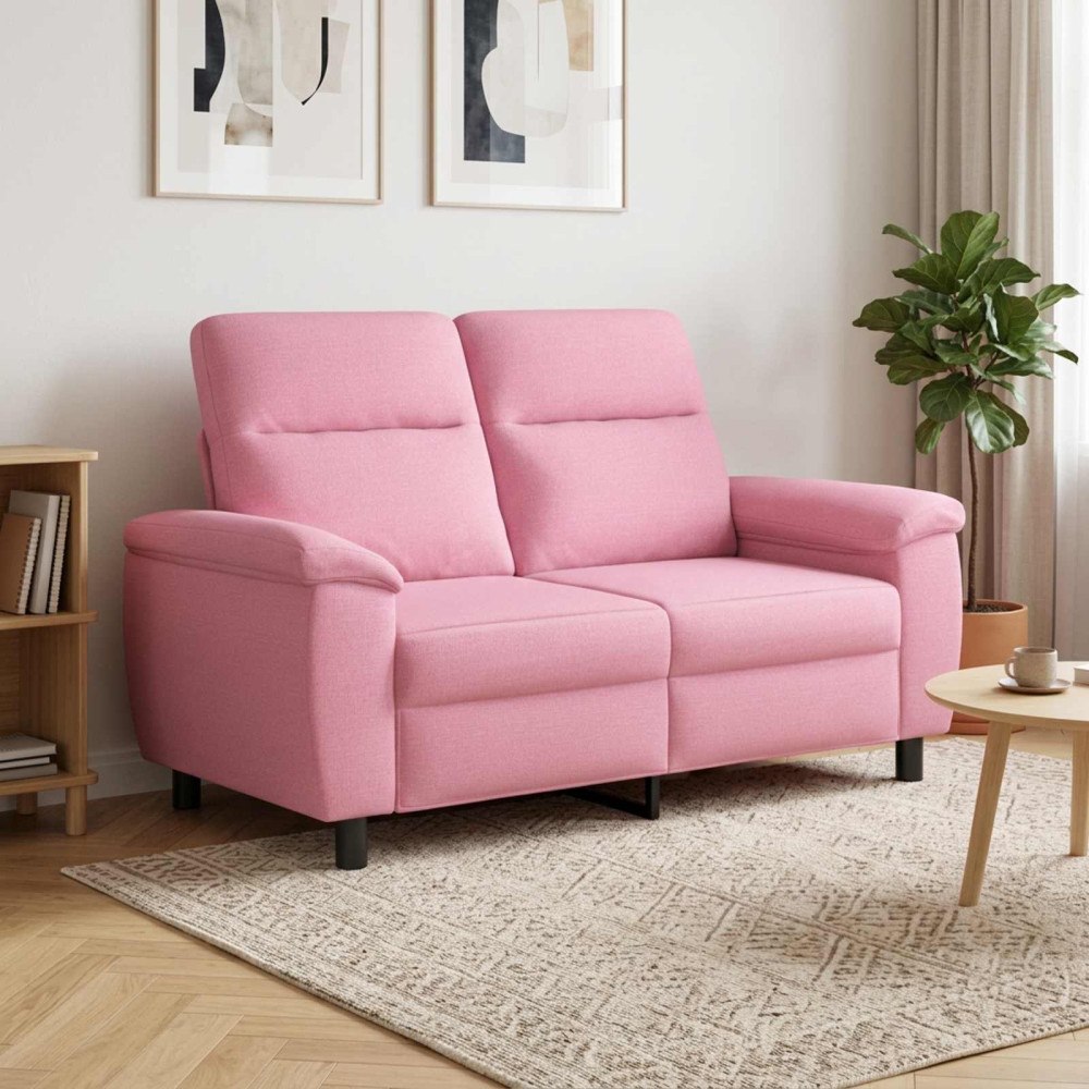 vidaXL Soffa Rosa 158 x 90 x 95 cm Tyg