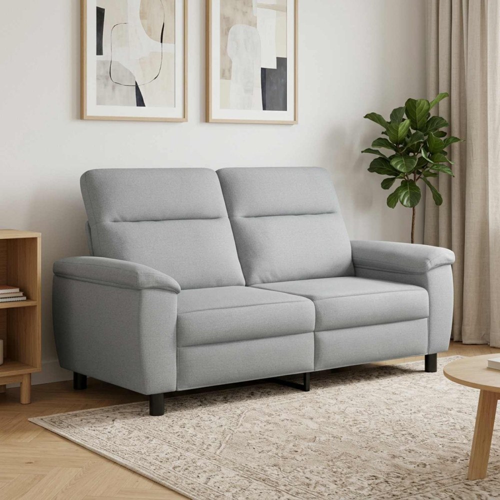 vidaXL Soffa Ljusgrå 178 x 90 x 95 cm Tyg