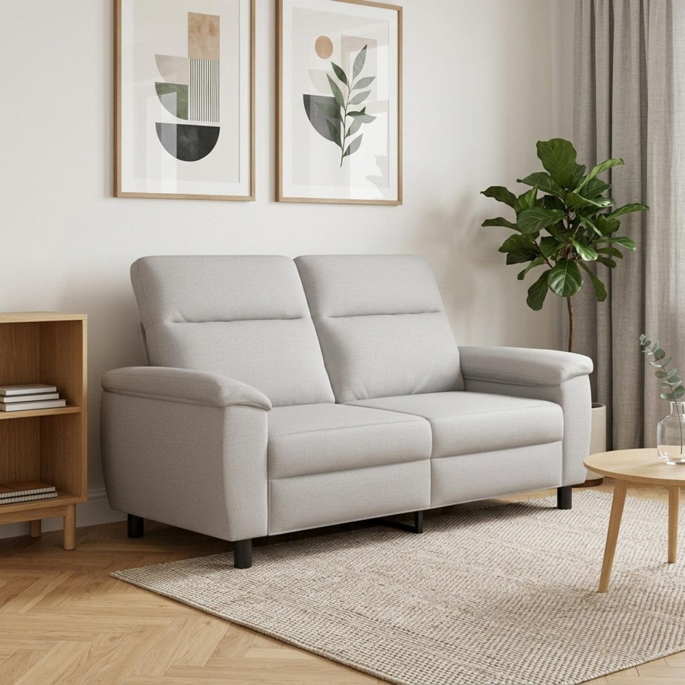 vidaXL Soffa Moln Grå 178 x 90 x 95 cm Tyg