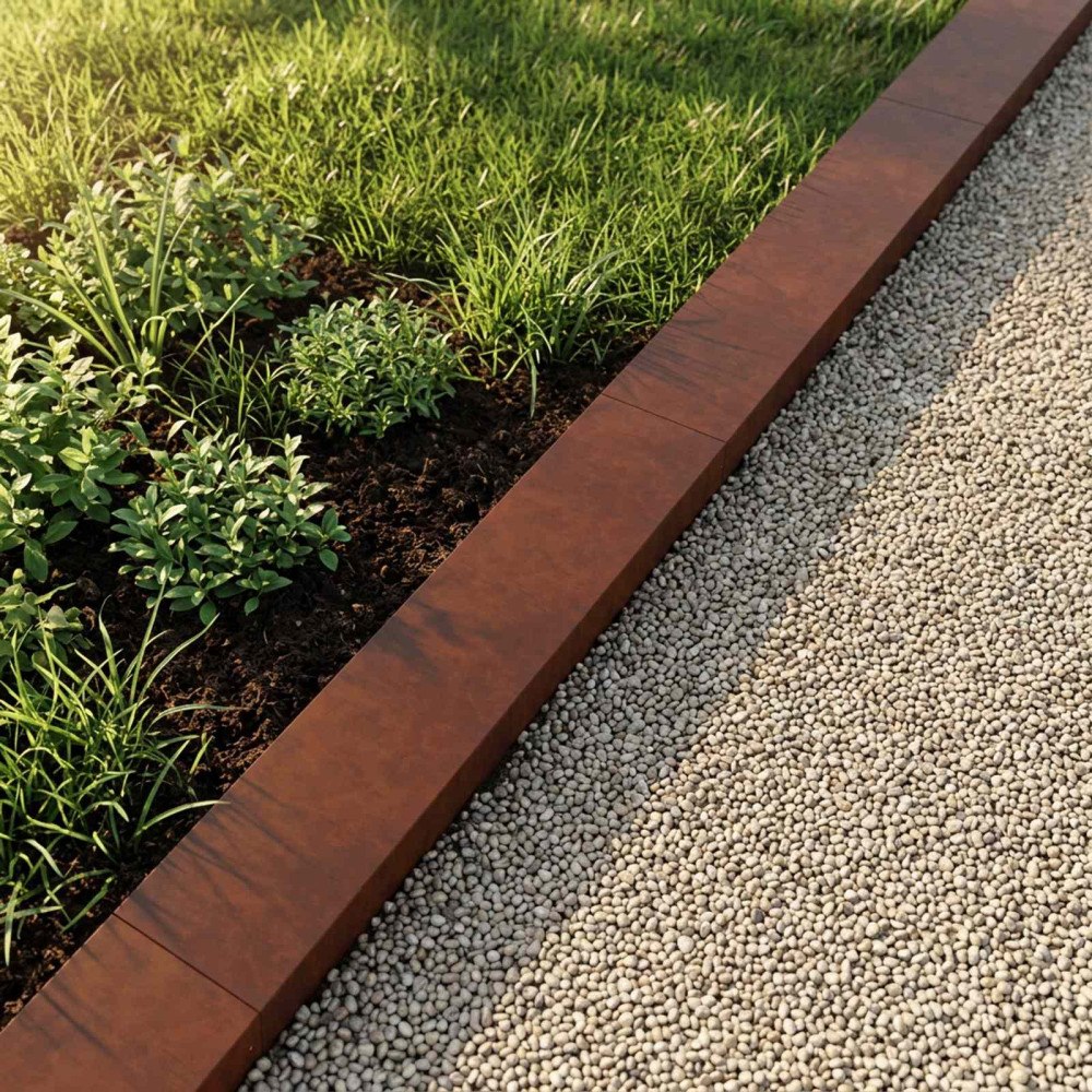 vidaXL Topprofil för rabattkant 10 st 100 x 15 x 5 cm